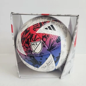 Adidas MLS Official Match Ball 2023 Soccer Game Ball HT9026 Size 5 White Blue - Picture 1 of 4