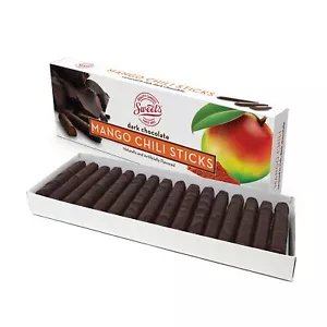 Dark Chocolate Mango Chili Sticks, Chocolate Candy Sticks - Picture 1 of 4