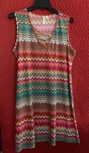 Tacera Womens A-Line Summer Dress XL - Picture 1 of 8