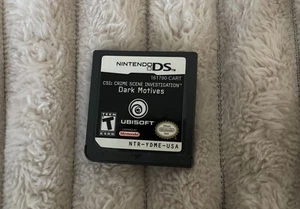 CSI - Dark Motives (Nintendo DS) probado y funciona muy bien ~ solo juego ~ envío rápido 🚐 - Imagen 1 de 3