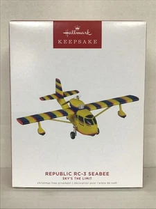 REPUBLIC RC-3 SEABEE ~ Flugzeug ~ 2022 Hallmark Keepsake Ornament - Bild 1 von 3