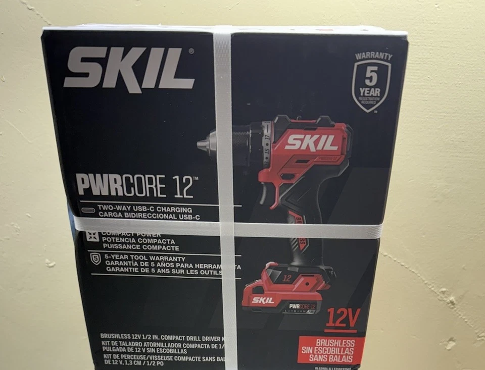 New SKIL DL6290A-11 12V PWRCORE 12 Brushless 12V 1/2" Compact Drill Driver Kit - Photo 1/1