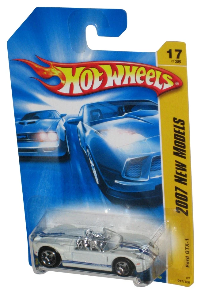 Hot Wheels 2007 New Models 17/36 White Ford GTX-1 Car 017/180 - Image 1 of 1