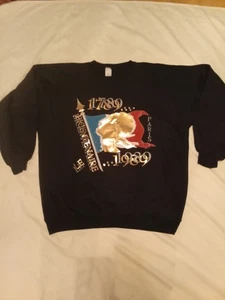 Vintage 1989 Le Bicentenaire Paris French Revolution T Shirt Size Medium Rare! - Picture 1 of 9