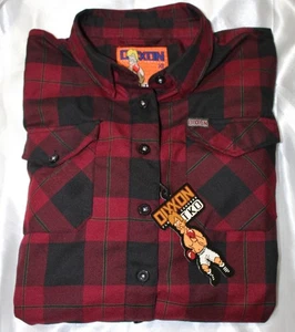 Franela abotonada para mujer Dixxon Flannel Co LS - talla XL - Imagen 1 de 5