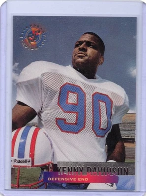 1995 Topps Stadium Club - Kenny Davidson #133 Houston Oilers - Image 1 of 2
