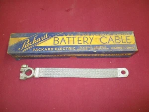 9" Braided Packard Electric Battery Strap NOS - Picture 1 of 1