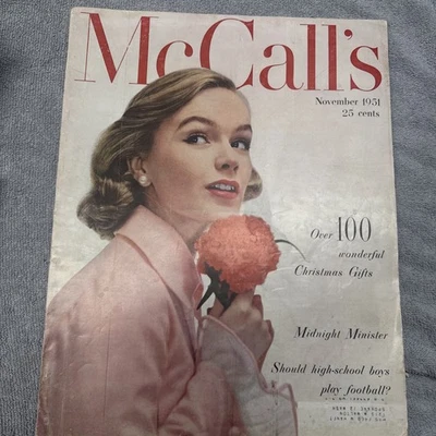 1951 November McCalls Magazine Should Highschool Boys Play Football? - Image 1 of 4