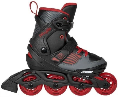 Playlife Kinder Inline Skate Dark Breeze, verstellbar 28-32/32-35/35-38