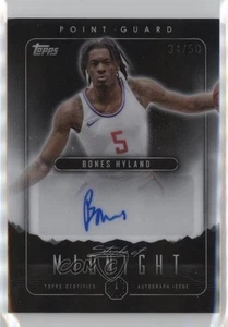 2023-24 Topps Midnight Stroke of Moon Beam/50 Bones Hyland #SMA-BH automático - Imagen 1 de 4