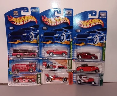 Hot Wheels Treasure Hunt + Supers? Lote de 9 todo rojo Foto 1 de 4
