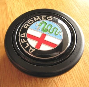 MOMO Horn Button for Alfa Romeo 33 75 90 145 147 159 164 166 MITO Giulietta 4C - Picture 1 of 5