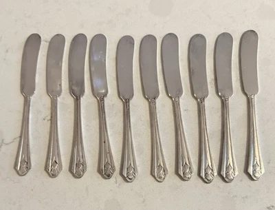 10 piezas esparcidores International Silver 1939 METROPOLITAN Winthrop Silverplate Foto 1 de 2