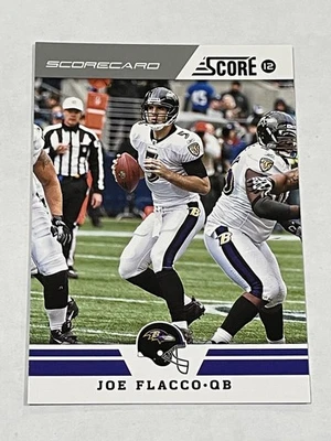 Tarjeta de puntuación de fútbol americano 2012 #163 - Joe Flacco - Baltimore Ravens Foto 1 de 2
