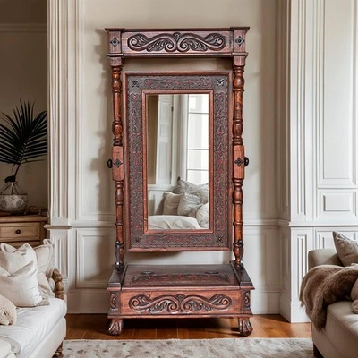 Espejo de cuero Cactus Hill Halltree Foto 1 de 4