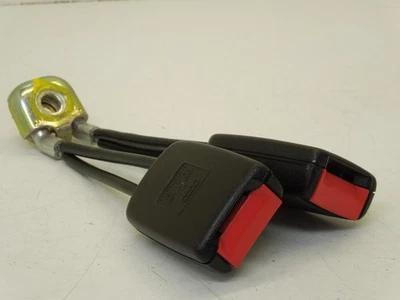 Audi 80 Cabriolet Double Seat Belt Latch Buckle Black 8G0857739H - Image 1 of 4