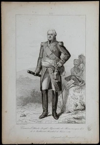 1840ca - Portrait Antique Of Vioménil - engraving antique - Maréchal de France - Imagen 1 de 3
