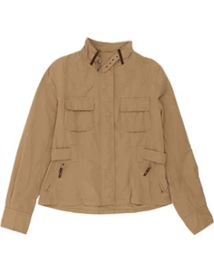 MASSIMO DUTTI Womens Utility Jacket EU 36 XS Beige Polyester PD05 - Picture 1 of 4