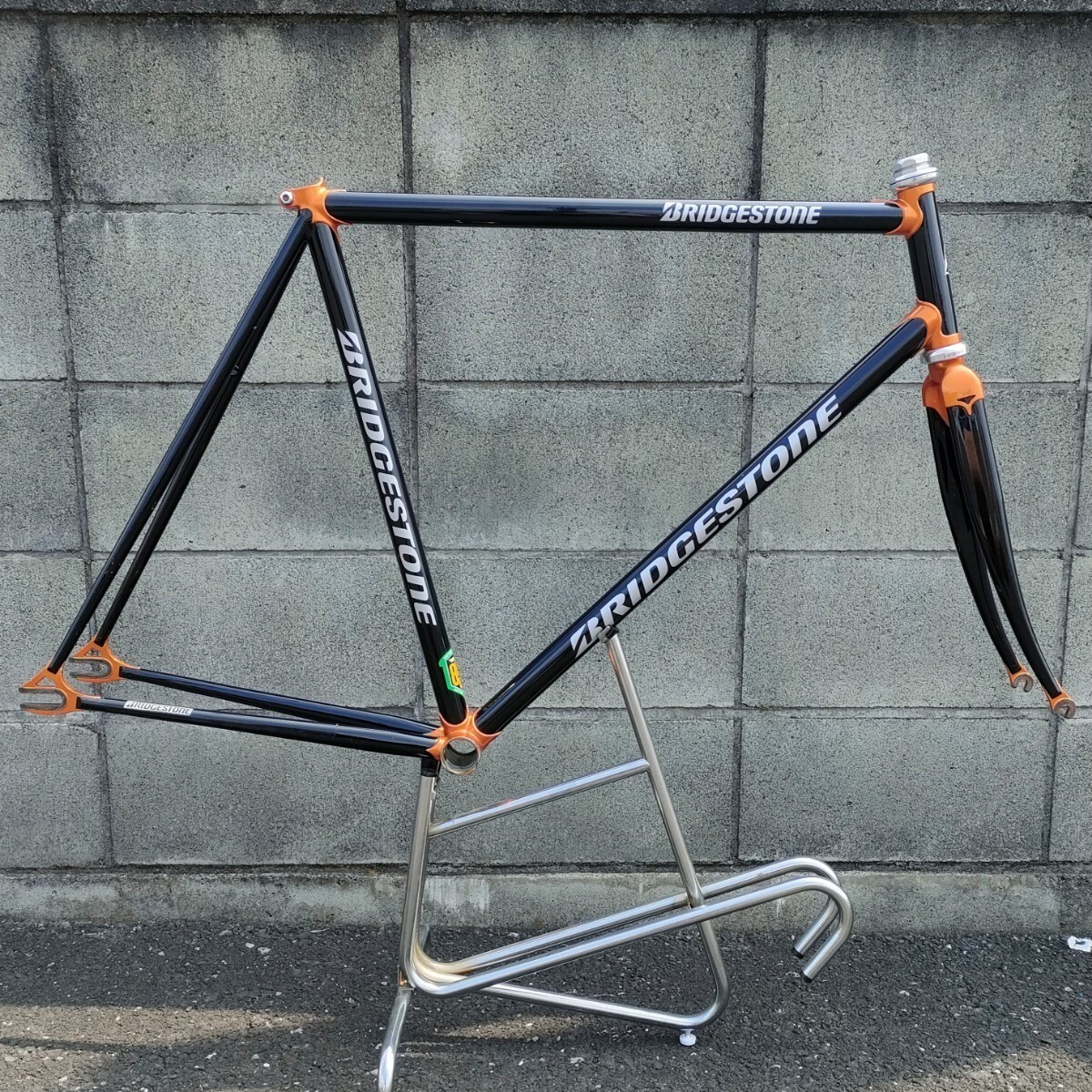 競輪 NJS フレーム BRIDGESTONE ANCHOR ジャンク品 直接 競輪 NJS フレーム BRIDGESTONE ANCHOR ジャンク品 直接