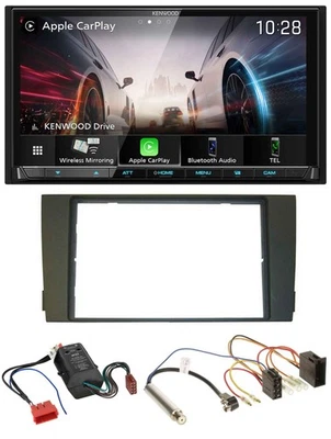 Kenwood MP3 2DIN USB DAB Bluetooth Autoradio für Audi A6 01-05 C5 Bose Aktivsyst - Bild 1 von 4
