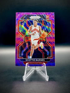 💜2021-22 Panini Prizm #320 Scottie Barnes Purple Wave Rookie RC Raptors - Picture 1 of 3