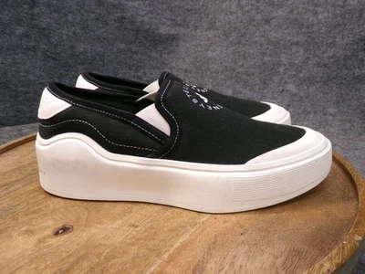 Adidas x Stella McCartney Court Black Slip-On Shoes Mens Size 7 / Women 8 HP2772 - Image 1 of 4