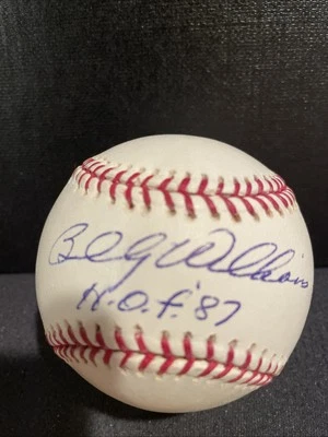 Béisbol firmado por Billy Williams certificado por la JSA HOF 87 Foto 1 de 4