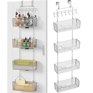 Over The Door Organizer - Hanging Door Organizer with 4 Metal Large Capacity ... - Foto 1 di 8