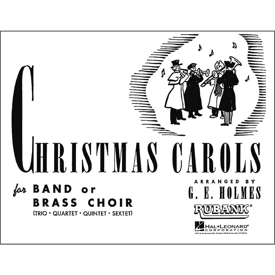 Hal Leonard Christmas Carols for Band Or Brass Choir Baritone BC Or 3rd Trombone - Image 1 of 1