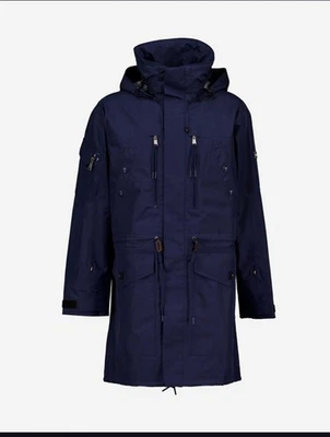 £1099 RRP RLX Ralph Lauren Hooded Parka Coat M Navy Blue New with Tags Men's - Image 1 of 4