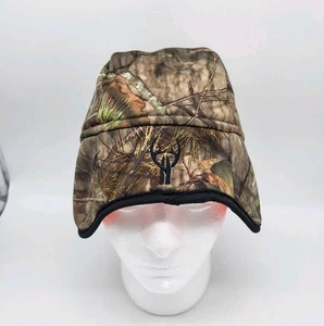 Huntworth Men's Camouflage Blaze Orange Fleece Lined Beanie One Size Hat Hunting - Picture 1 of 7