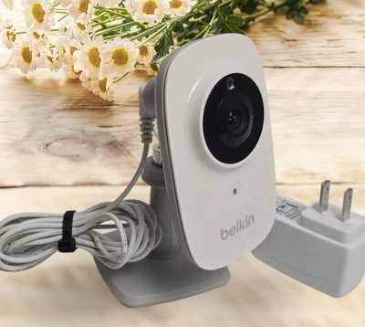 Belkin Netcam HD+ WI-FI Camera w/ Night Vision & 2-Way Microphone F7D7602V1 - Image 1 of 4