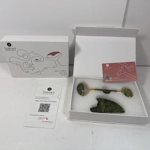 Juego de rodillos Gua Sha y Jade - Masajeador facial Herramienta para el cuidado de la piel Alivio de la hinchazón - Imagen 1 de 3