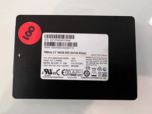 Samsung MZ-7LM960N PM863a 2,5 960 GB SSD (SATA 6,0 Gbps) (cancellato 100% salute) - Foto 1 di 2