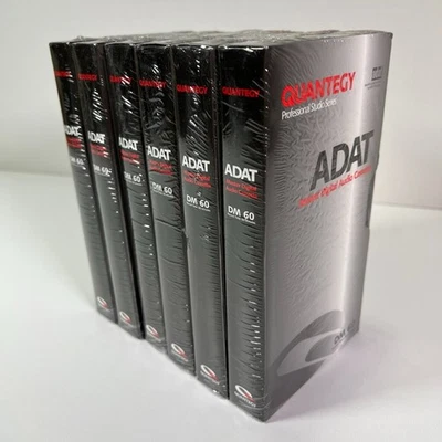Quantegy ADAT DM 60 Master Digital Audio Cassette (60 Min.) Lot of (6x) * NEW! - Image 1 of 4