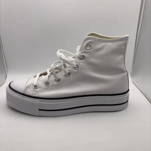 Converse Chuck Taylor All Star Lift Platform High Top White Sz 8W New in Box - Picture 1 of 23
