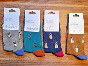 CALCETINES DE MUJER THOUGHT (BRAINTREE) BAMBÚ - KENNA DOGS SPW798 - NUEVOS CON ETIQUETAS - Imagen 1 de 14