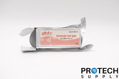 Globe Scientific 1419-10 Cover Glass 24 x 60mm NEW with WARRANTY - Image 1 of 3