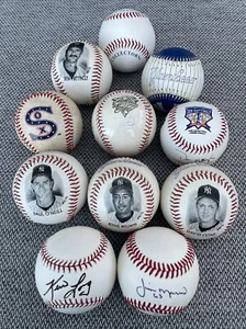 David Justice 2000 Yankees WS Autographed Baseball Steiner With 11 Ball Lot - Picture 1 of 4