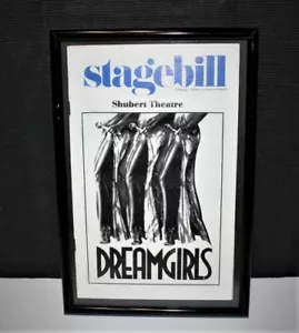 Programa de teatro de Broadway Shubert 1983 Dreamgirls enmarcado STAGEBILL - Imagen 1 de 4