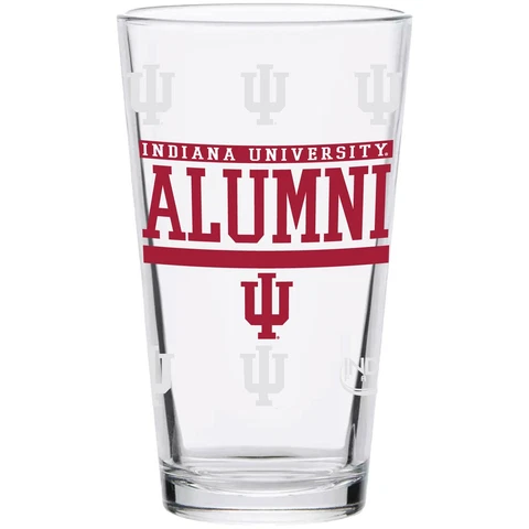 Indiana Hoosiers 16oz. Repeat Alumni Pint Glass Cover