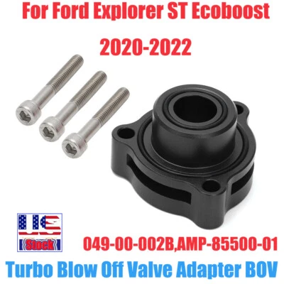 Blow Off Valve Adapter Bov Kit For Ford Explorer ST Ecoboost 2020-2022- Aluminum Foto 1 de 4