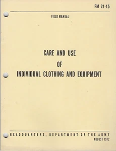 Historical book Care and Use of Individual Clothing and Equipment, 1972 - Picture 1 of 1