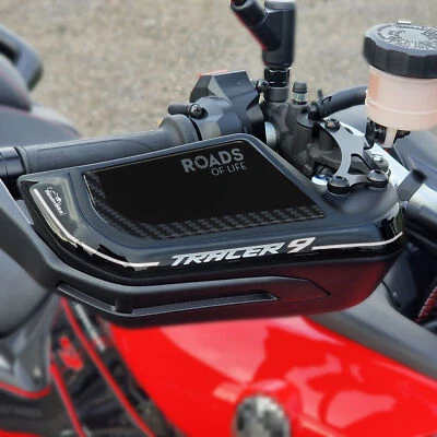 RESIN BIKE Adesivi 3D compatibili con Yamaha Tracer 9 2023 2022 Protezione Paramani Neutro