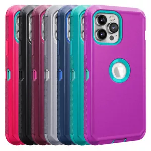 Funda rígida protectora resistente para teléfono Apple iPhone 15 Plus 15 Pro Max - Imagen 1 de 78