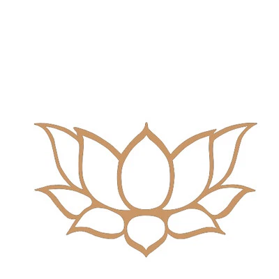 Lotus Flower decal Sticker for Trackpad Macbook Laptop keyboard Car window Wall - Image 1 of 4