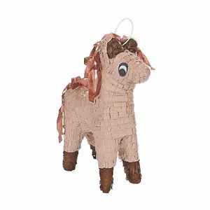 Brown Horse Pinata, Papier-Mache, Birthday Party Decor & Games, 1 Piece - Picture 1 of 2