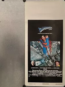 SUPERMAN Italian locandina '79 Christopher Reeve, Gene Hackman NEVER FOLDED - Picture 1 of 1