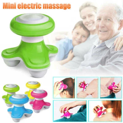 SUPER LIFE Mini USB Electric Handled Wave Vibrating Massager Full Body Massage, Mix Colors