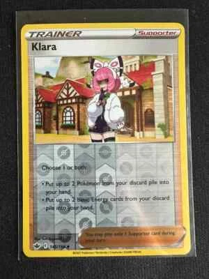 Klara 145/198 Swsh06: Sword & Shield - Chilling Reign Reverse Holo NM - Image 1 of 2